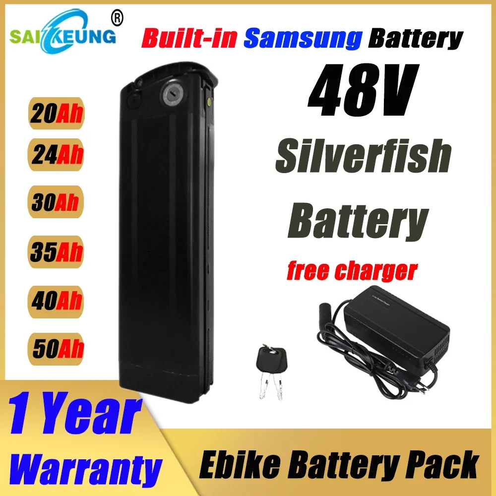 Ebike Battery 48V 20Ah Hailong - Bicicleta eléctrica SilverFish 48v 20ah 24