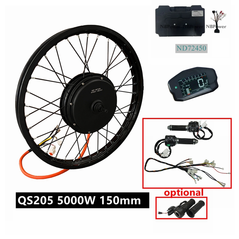 Ebike Conversion Kit 72V 3000W - Kit de Bicicleta Eléctrica NBpower/QS205 V3
