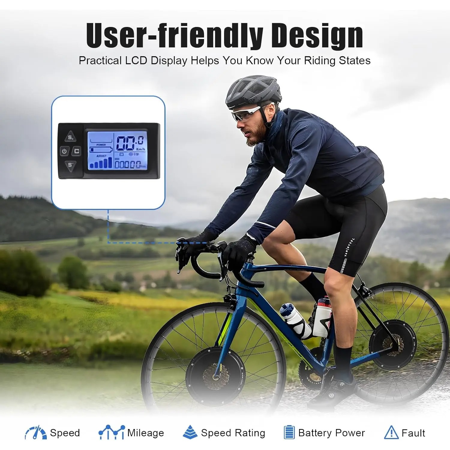Kit de conversión de bicicleta - Ebike Conversion Kit 72V 3000W reseña y precio