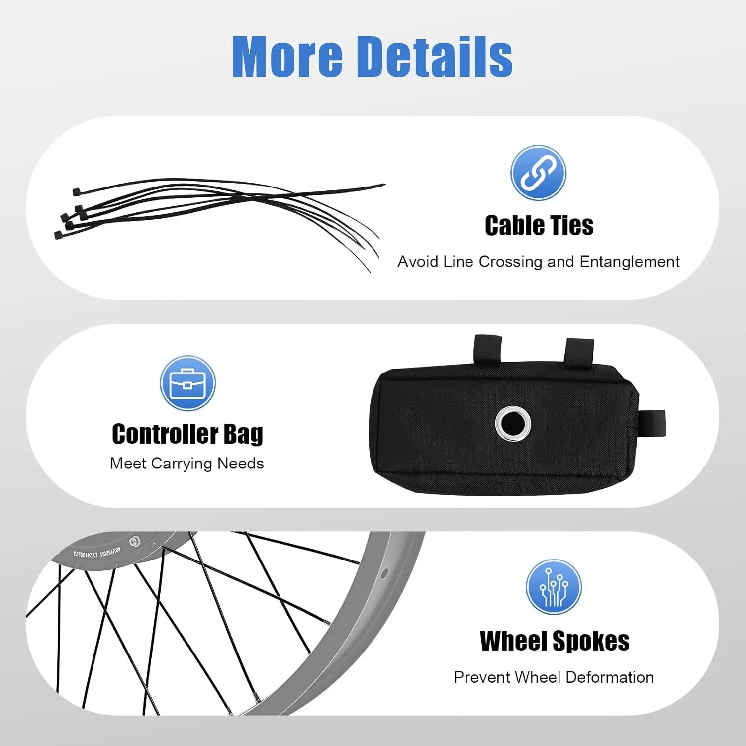 Kit de conversión de bicicleta - Ebike Conversion Kit 72V 3000W reseña y precio