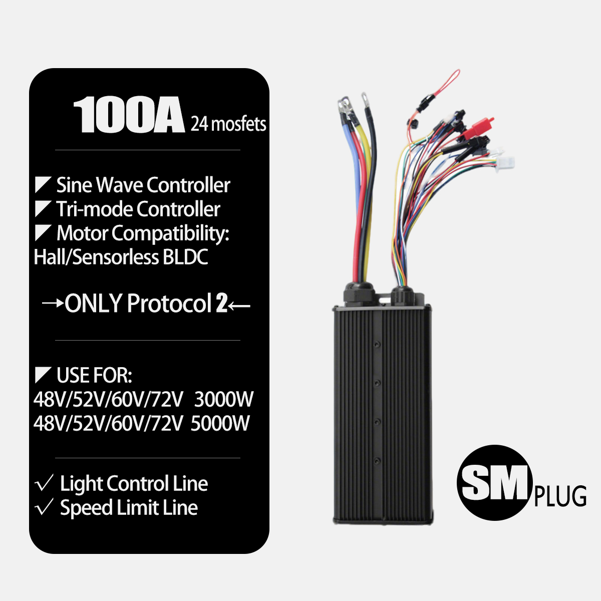 Kit de conversión de bicicleta - 72V 5000W Hub Motor Kit reseña y precio