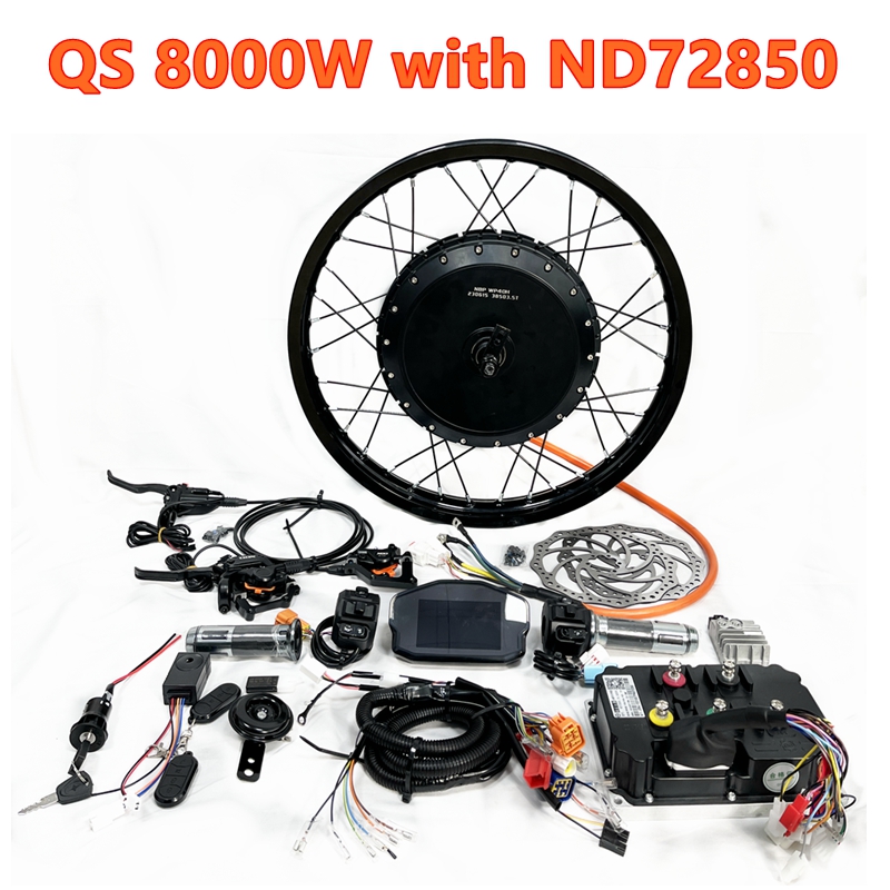 Kit de motor de rueda sin esco - 72V 5000W Hub Motor Kit reseña y precio